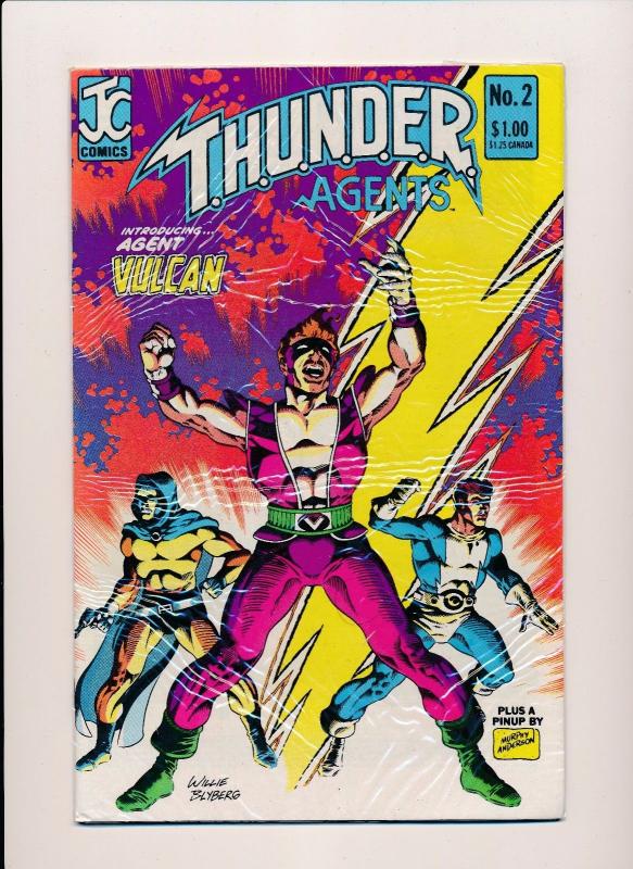 JC Comics SET OF 2-T.H.U.N.D.E.R. Agents #1-2 VERY FINE+ (SRU658)