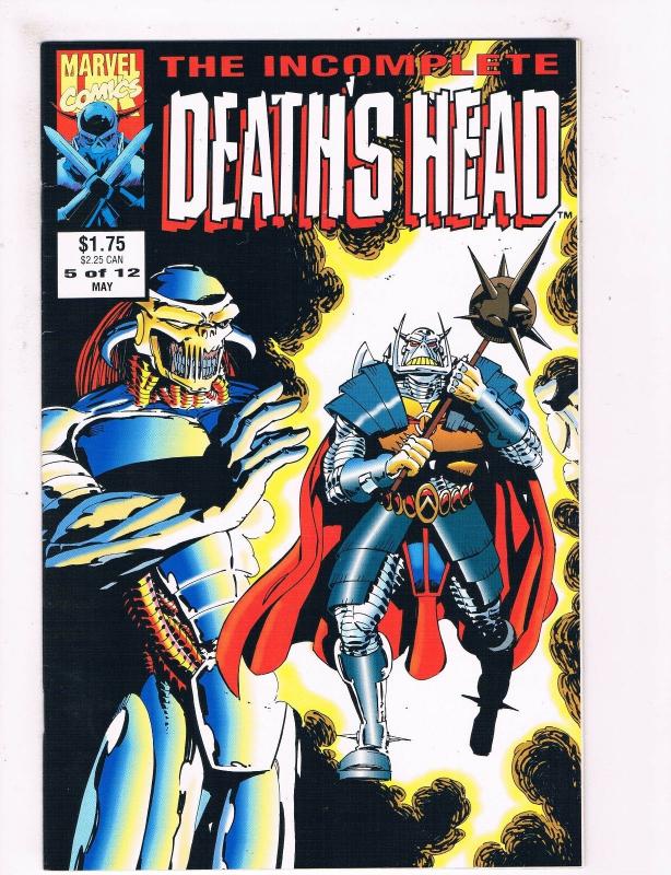 The Incomplete Deaths Head # 5 VF/NM Marvel Comic Books Die Cut Wild Thing! SW11