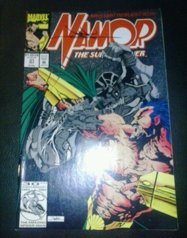 namor the sub mariner 31 artist signed jae lee COA marvel comics rare vintage