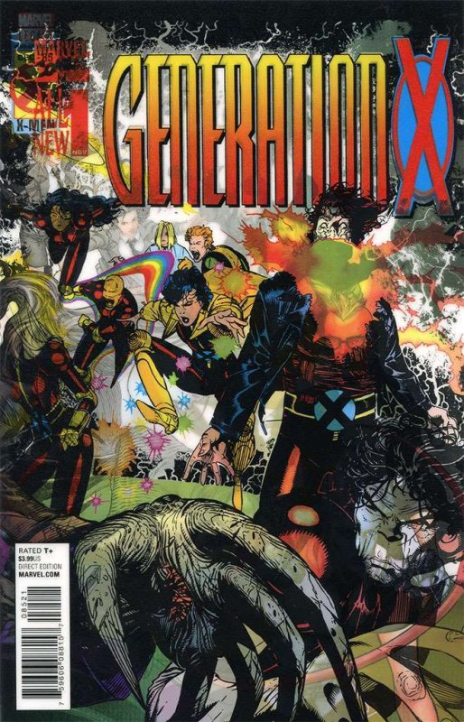 Generation X #85A VF/NM ; Marvel | Lenticular Cover Generation X 1 Tribute