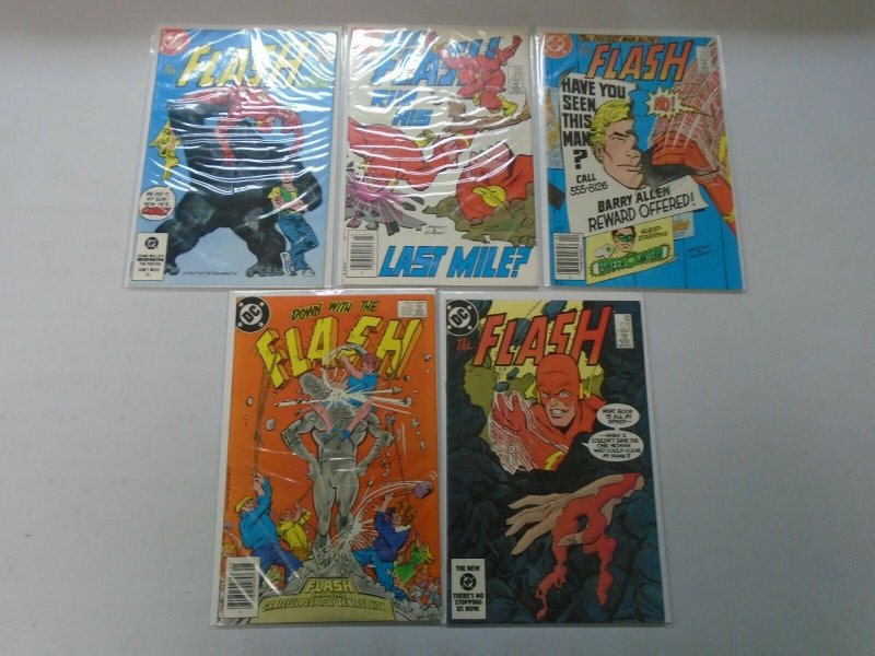 Flash comic lot 9 different from #330-344 6.0 FN and better (1984-85 1st Series)