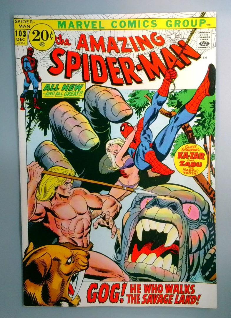 Amazing Spider-Man #103 NM ?1st Appearance of Gog Tsiln Marvel 1971