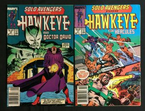 SOLO AVENGERS STARRING HAWKEYE 16 COMICS LOT VG/NM INCLUDES #3, 5-19