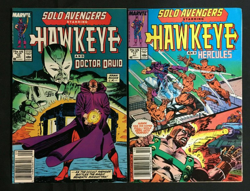 SOLO AVENGERS STARRING HAWKEYE 16 COMICS LOT VG/NM INCLUDES #3, 5-19