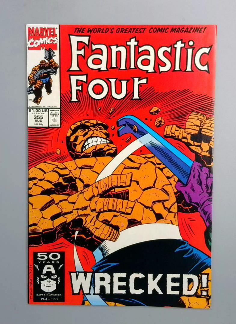 Fantastic Four #355 NM, Marvel Comics, 1991 JR1