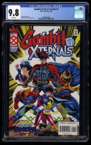 Gambit & the X-Ternals (1995) #1 CGC NM/M 9.8 White Pages