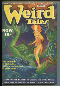 WEIRD TALES 03/1940-HANNES BOK-H.P. LOVECRAFT-SEABURY QUINN-WELMAN-vf minus