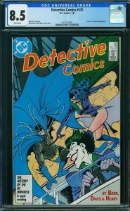 Detective Comics #570 (1987) CGC 8.5 VF+