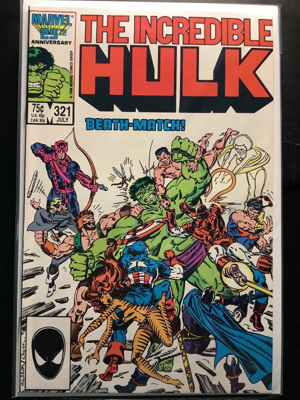 The Incredible Hulk #321 Direct Edition (1986)