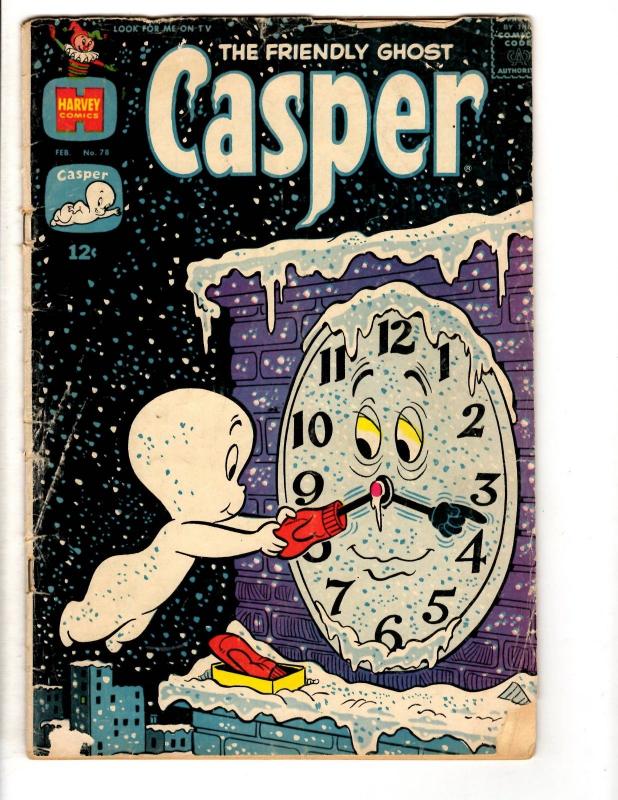 Lot Of 5 Casper Harvey Comic Books # 59 67 78 83 85 Friendly Ghost JL29