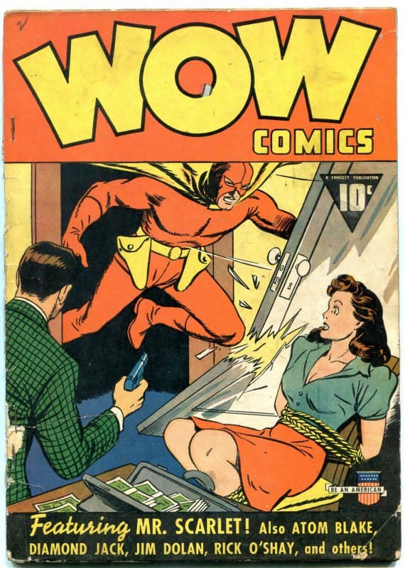 Wow Comics #1 1940-MR. SCARLETT--SIMON & KIRBY-Gotham City-CC BECK G