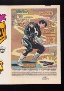 Punisher #5 - INTERIOR PAGE SIGNED BY JOHN BEATTY! (5.5) 1986