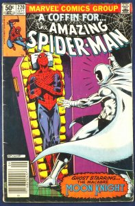 AMAZING SPIDER-MAN #220 VG/FN Moon Knight 1981 Marvel Comics 