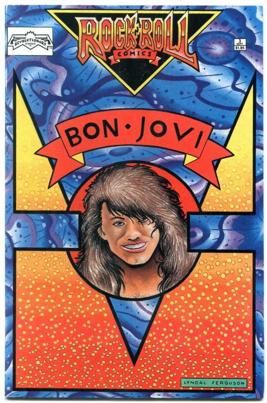 Rock N Roll Comics #3 1989-BON JOVI issue-comic book- 