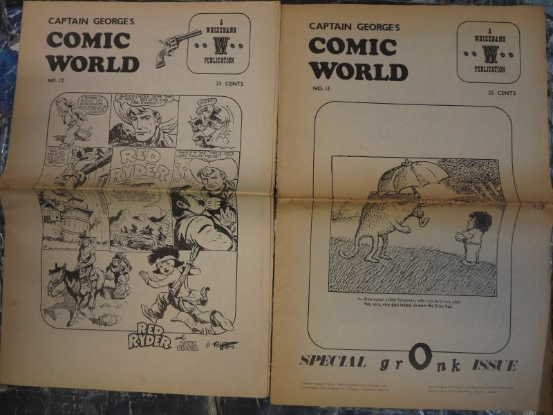 CAPTAIN GEORGE'S COMIC WORLD 16 reprints of vintage comic strips Whizzbang GOOD