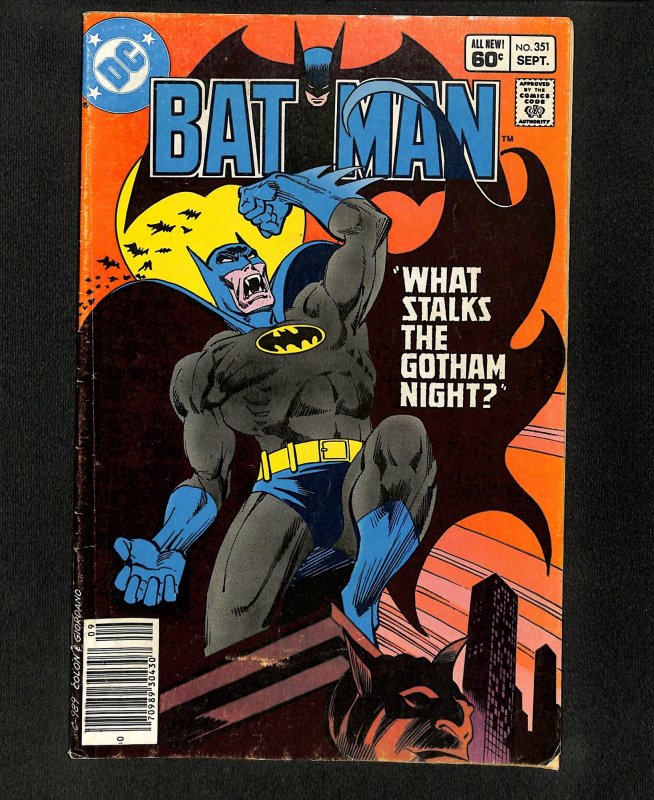 Batman #351 Newsstand Variant