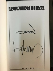 CALIGULA VOLUME ONE SIGNED HARDCOVER GRAPHIC NOVEL Fisherman Collection