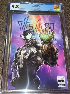 Venom 7, Clayton Crain Scorpion Comics Variant, 1st Dylan Brock, CGC 9.8