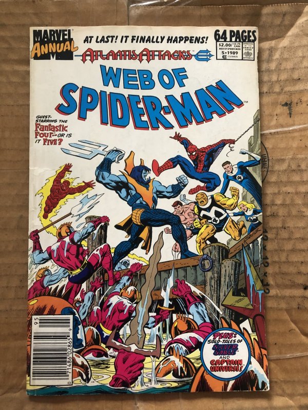 Web of Spider-Man Annual #5 Newsstand Edition (1989)