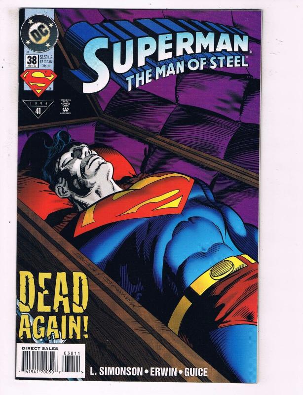 Superman The Man Of Steel #38 VF DC Comics Comic Book Simonson DE19