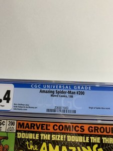 Anazing Spider-man 200 Cgc 9.4 White Pages 2066611003 Marvel Bronze Age