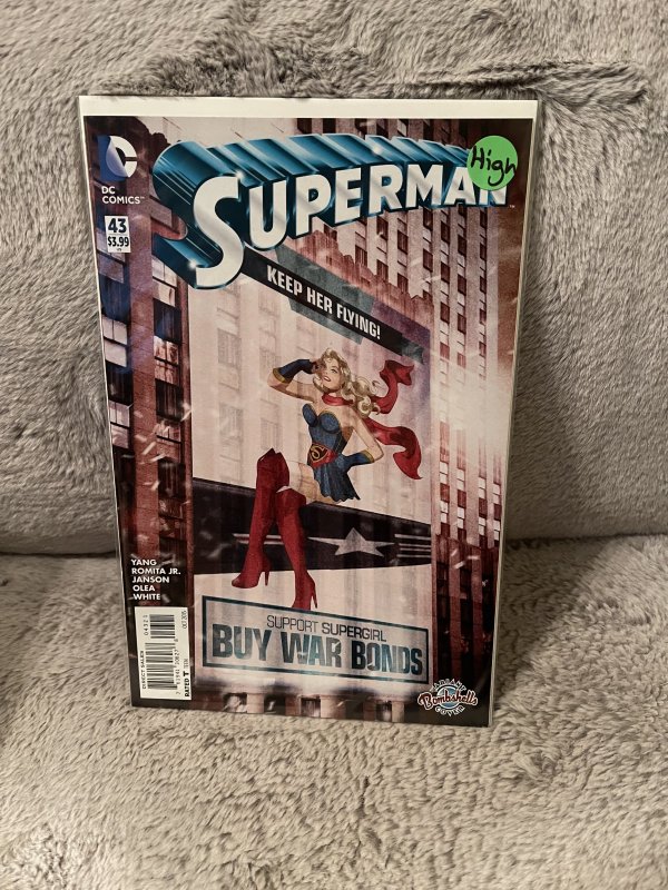 Superman #43 Des Taylor DC Bombshells Cover (2015)