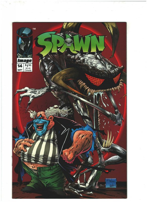 Spawn #14 VF+ 8.5 Image Comics Todd McFarlane, vs. Violator