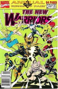 New Warriors, The Annual #1 (Newsstand) FN ; Marvel | Kings of Pain 2