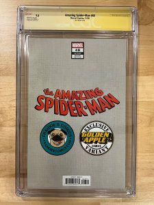 The Amazing Spider-Man #48 Lee Cover A (2020) CGCSS 9.8 Signed by Lee