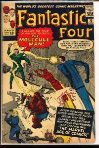Fantastic Four #20 (1963) intro of Molecule Man - VG