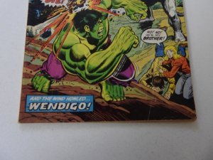 The Incredible Hulk #180 (1974) FR/GD condition MVS missing