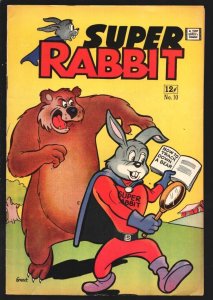 Super Rabbit #10 1963-Super Rabbit cover-Peter Cottontail stories-High grade-...