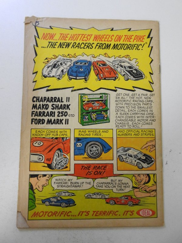 Batman #202 (1968) GD/VG Condition ink bc, moisture stain