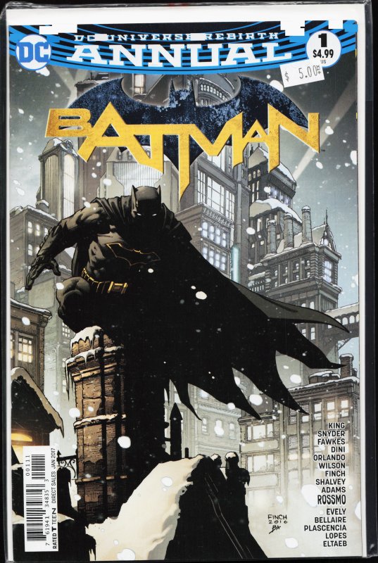 Batman Annual #1 (2017) Batman [Key Issue]