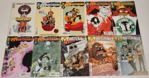 Maintenance #1-10 VF/NM complete series - janitors for evil scientists - oni set 