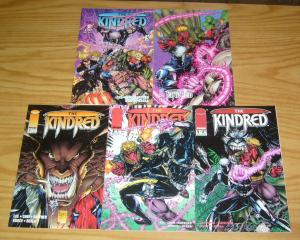 Kindred #1-4 VF/NM complete series + variant - grifter & backlash BRETT BOOTH