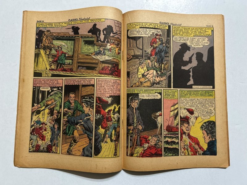 Classics Illustrated #46 Kidnapped HRN 47 VG 4.0 First Edition