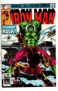 Invincible Iron Man #131 132 & 133  UK Price Variant Set - Hulk - 1979 - VF