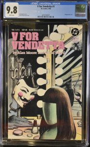 (1988) ALAN MOORE'S V FOR VENDETTA #1 CGC 9.8 WP!