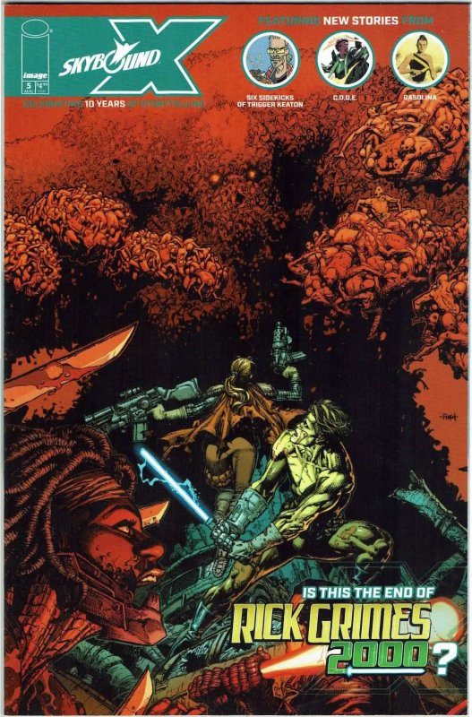 Skybound X #5 Robert Kirkman Rick Grimes 2000 Walking Dead NM