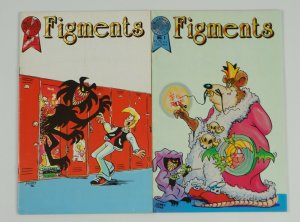 Figments #1-2 VF complete series - blackthorne comics - jerry fuchs - indy set
