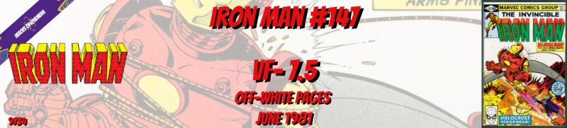 Iron Man 147 VF- 7.5 Marvel 1981
