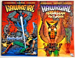 Hawkgirl: Hath Set TP nm-, Hawkman Returns fn $36 Cover Price