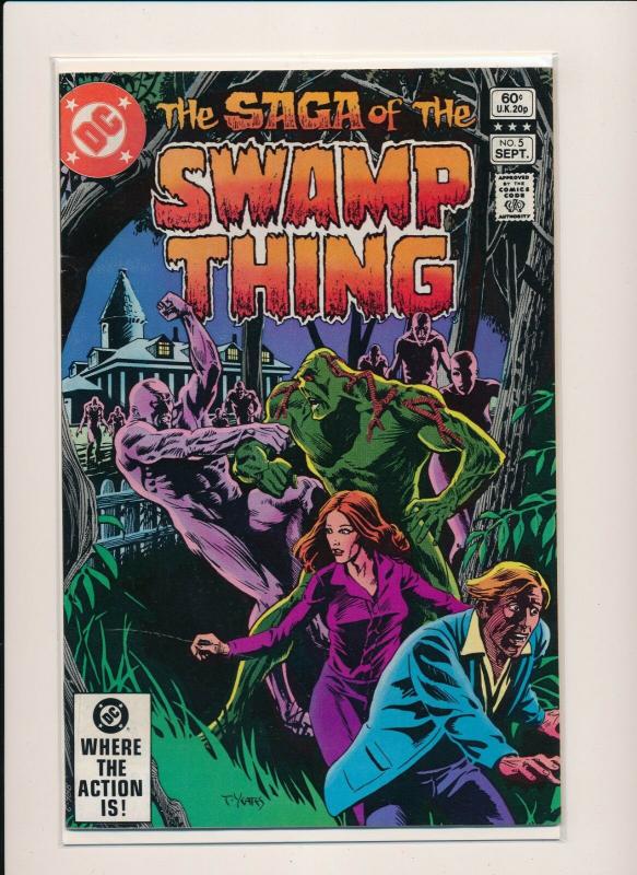 The SAGA of the SWAMP THING #5 ~ DC Comics 1982 ~ F/VF (PF418) 