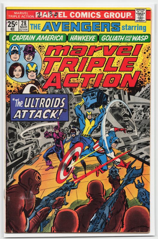 Marvel Triple Action #28 (1976) The Avengers