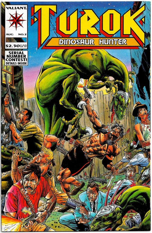 TUROK: DINOSAUR HUNTER #1-4 (Valiant 1993) 9.0 VF/NM  First Four Issues!