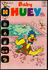 BABY HUEY THE BABY GIANT COMICS #90 1970-SWIMMING POOL COVER VF