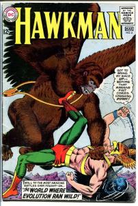 HAWKMAN #6 1965-GORILLA COVER-DC COMICS-SILVER AGE VG