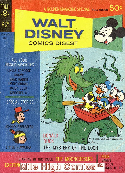 WALT DISNEY COMICS DIGEST (1968 Series) 11 Good Comics Book Comic