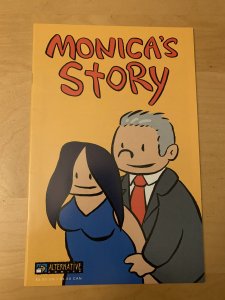 MONICA'S STORY 1, SEE PICS FOR GRADE, ALTERNATIVE COMICS, CLINTON *RA